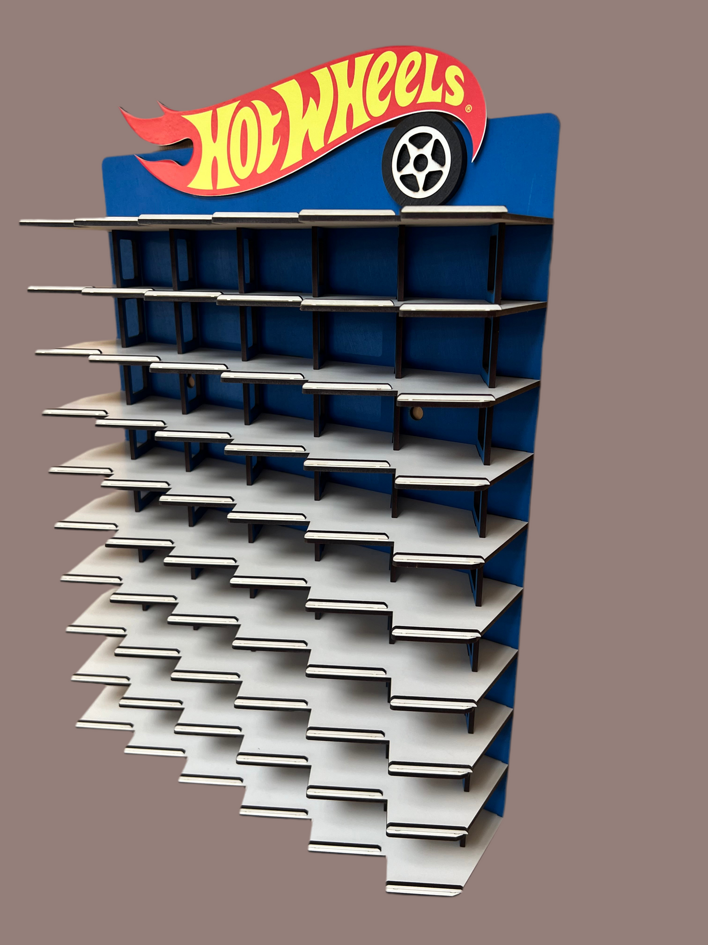 Repisa Hotwheels 60 coches