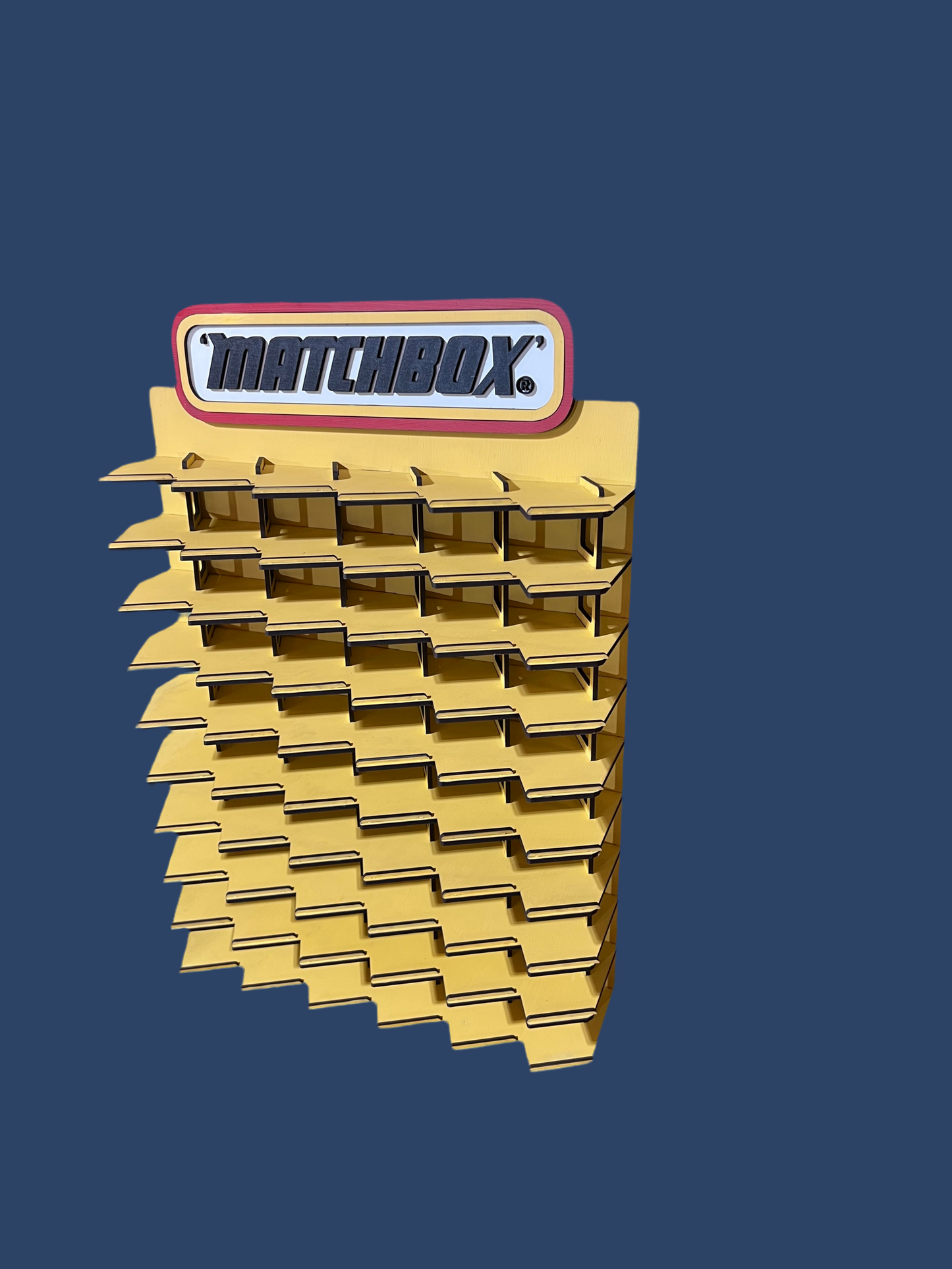 repisa Matchbox para 60 coches