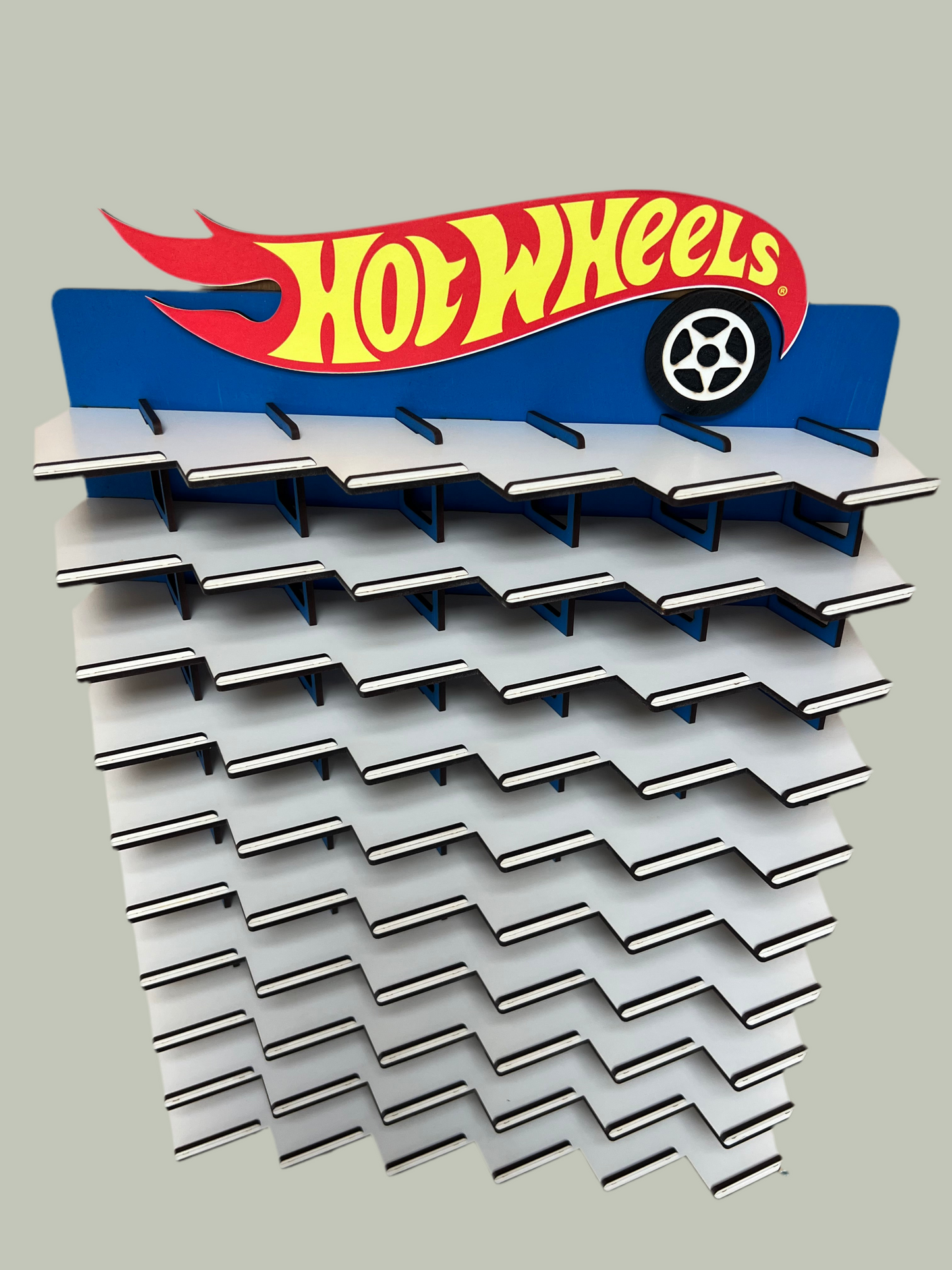 Repisa Hotwheels 60 coches