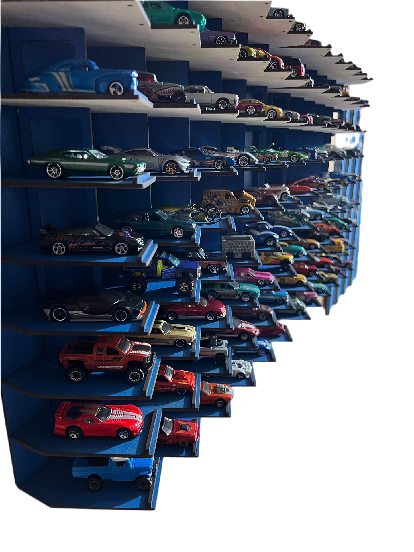 Repisa Hotwheels 108 coches