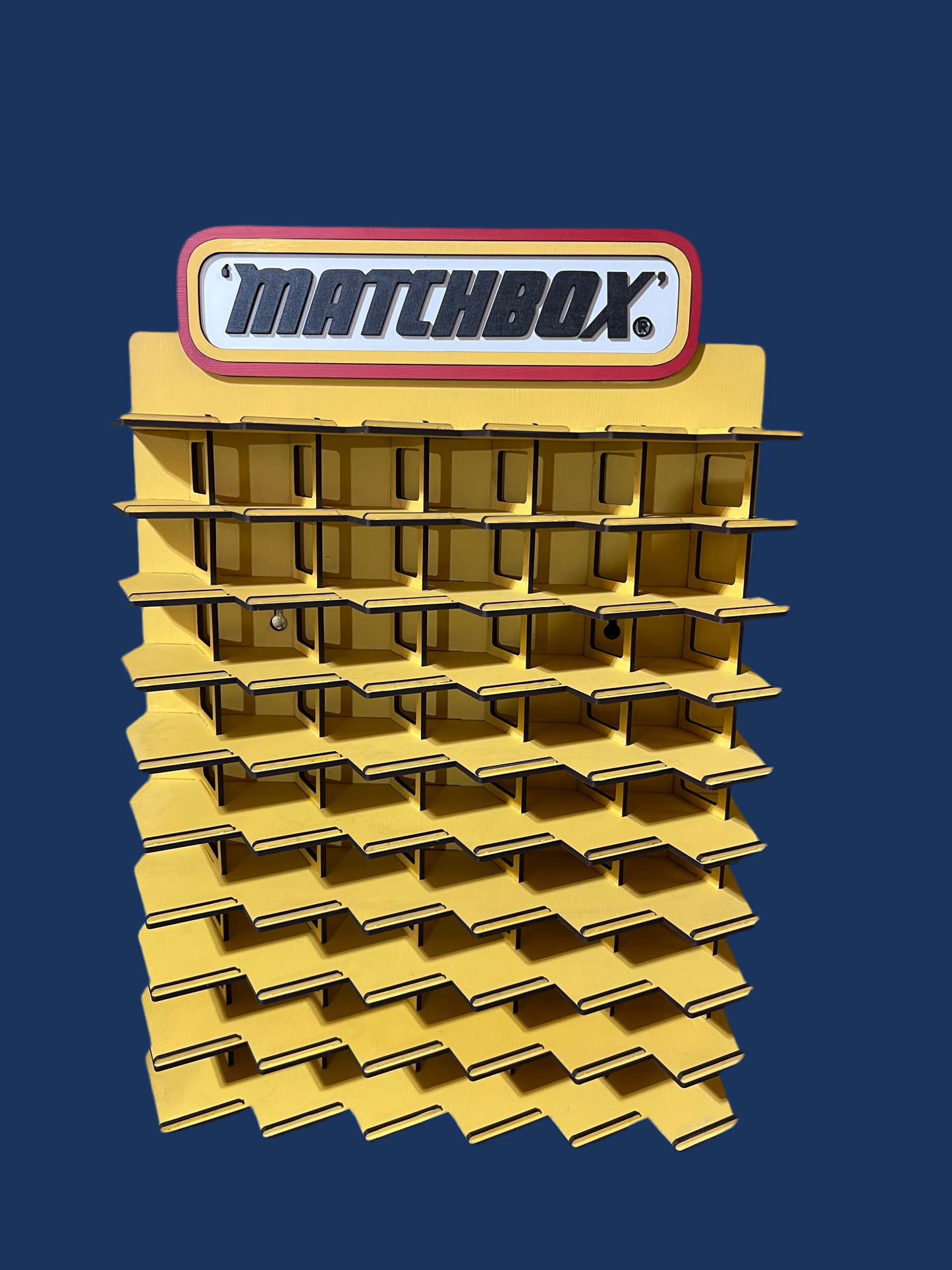repisa Matchbox para 60 coches