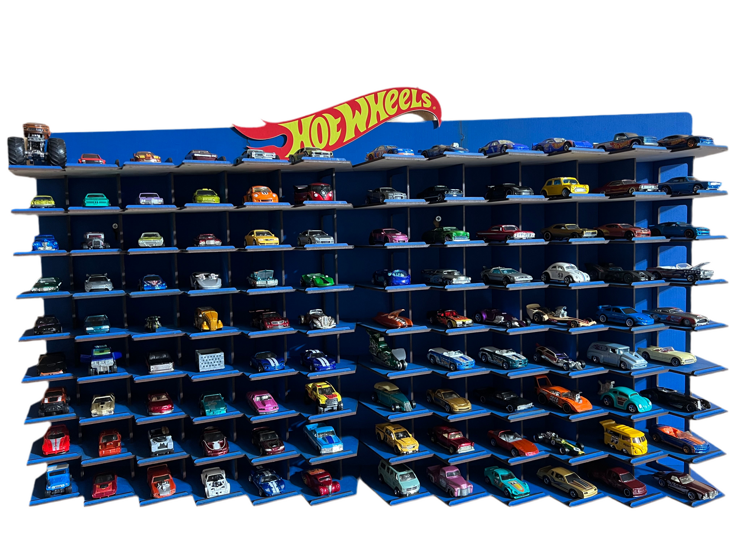 Repisa Hotwheels 108 coches