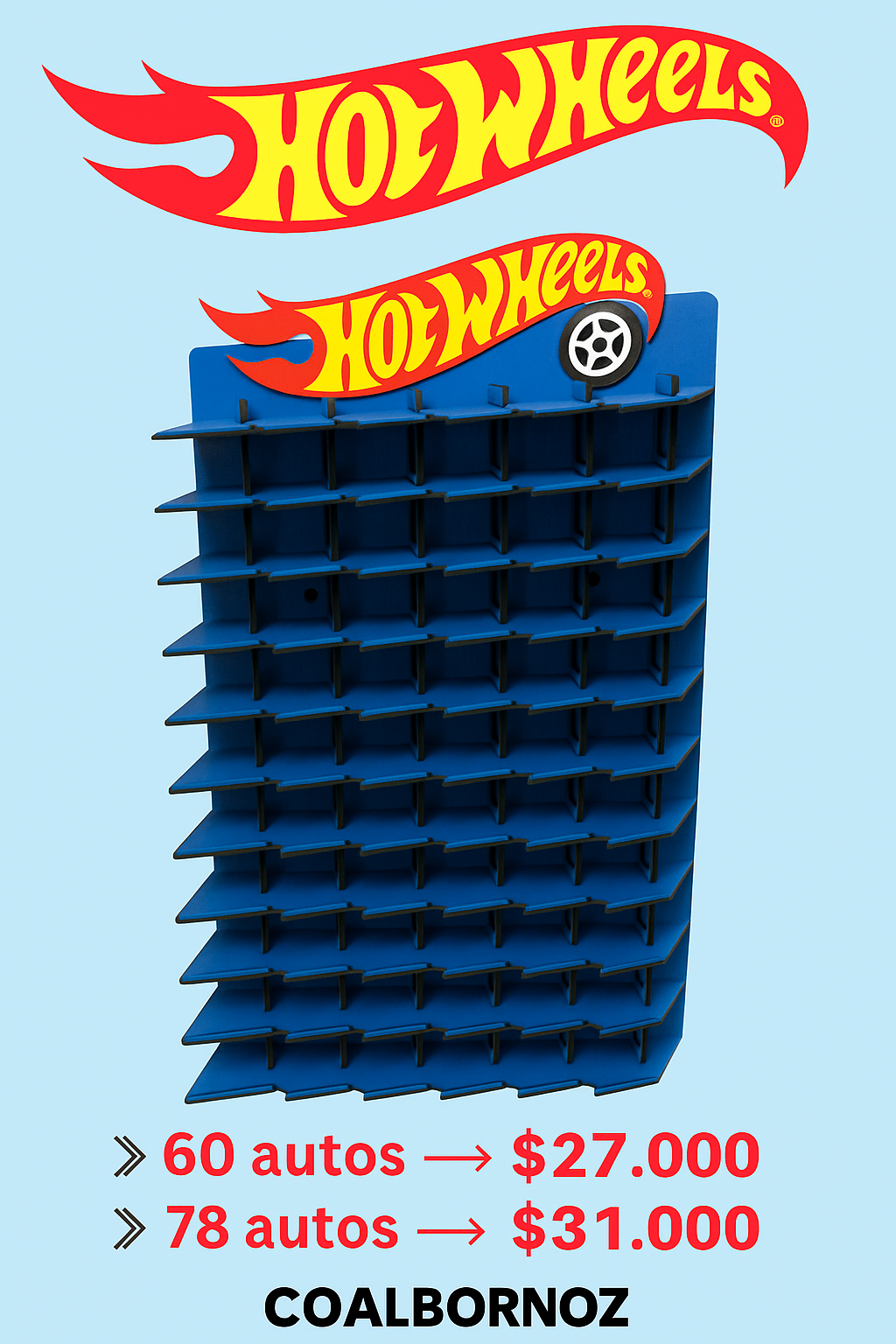 repisa hotwheels