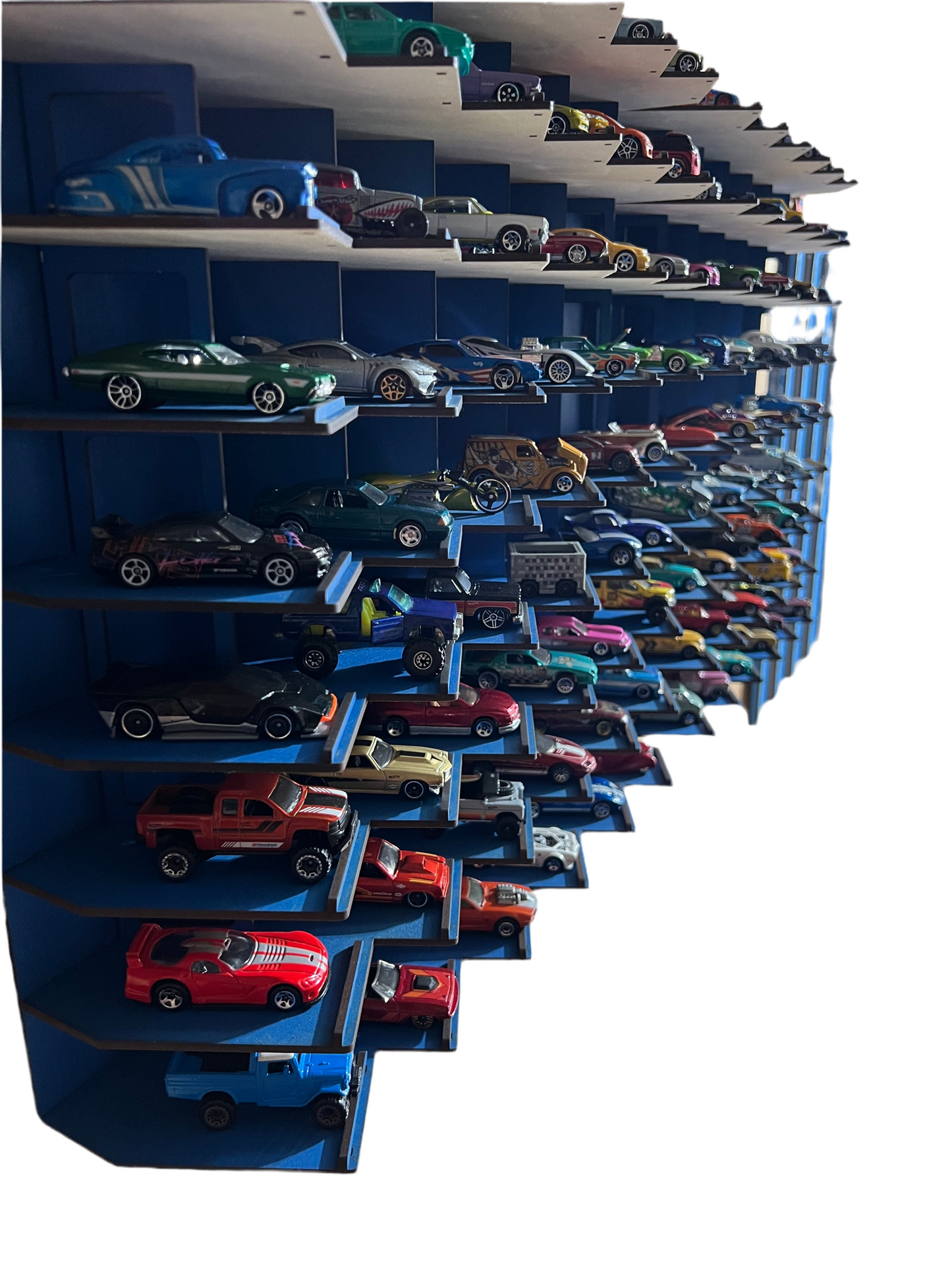 Repisa Hotwheels 108 coches